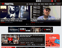 Tablet Screenshot of fightful.com